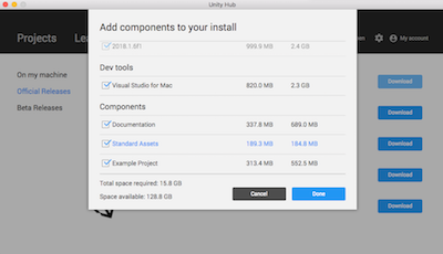 Unity Install